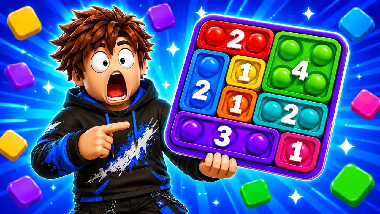 Popdoku Cover - Pop It Shikaku Puzzle